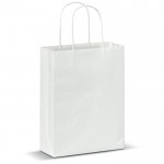 Petit sac en papier certifié FSC fabriqué dans l'UE 90 g/m² couleur blanc