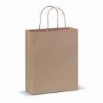 Sac moyen en papier certifié FSC fabriqué dans l'UE 90 g/m² couleur marron