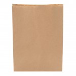 Sac en papier kraft sans anses avec certification FSC 70 g/m² couleur marron deuxième vue