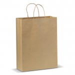 Grand sac en papier kraft coloré pour cadeau 120 g/m2 couleur marron clair