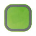 Chargeur sans fil carré dans différents coloris vibrants 5W couleur vert lime deuxième vue