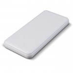 Batterie externe avec ports USB-A et port type C 10.000 mAh couleur blanc