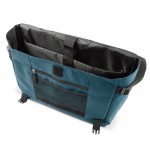 Sac pour ordinateur portable avec multiples organisateurs 17'' couleur bleu foncé quatrière vue