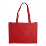 Sac en coton avec certification OEKO-TEX de couleurs 280 g/m2 couleur rouge deuxième vue