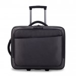 Valise trolley avec compartiment pour ordinateur portable 17'' couleur noir deuxième vue