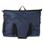 Sac de sport imperméable avec double poignée et capacité de 60L couleur bleu foncé troisième vue