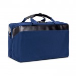 Sac de voyage en RPET avec double compartiment pour vêtements 23L couleur bleu