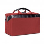 Sac de voyage en RPET avec double compartiment pour vêtements 23L couleur rouge