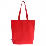 Sac Fairtrade en couleurs neutres avec capacité de 12 kg 270 g/m2 couleur rouge deuxième vue