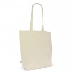 Sac certifié GOTS en couleur blanche 270 g/m2 couleur beige