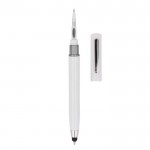 Stylo multifonction avec kit de nettoyage électronique couleur blanc cinquième vue