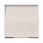 Bloc-notes cube de 320 feuilles blanches en plastique 10x10x5 cm couleur blanc cinquième vue