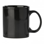 Tasse en céramique de plusieurs couleurs avec capacité de 300ml couleur noir quatrière vue