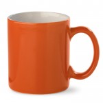 Tasse en céramique de plusieurs couleurs avec capacité de 300ml couleur orange