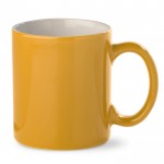 Tasse en céramique de plusieurs couleurs avec capacité de 300ml couleur jaune