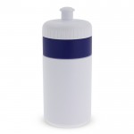 Gourde de sport sans BPA avec détail coloré 500ml couleur bleu foncé deuxième vue