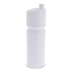 Gourde de sport sans BPA avec bord coloré fabriqué en UE 750ml couleur blanc deuxième vue