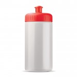 Bidon en plastique sans BPA et 100% anti-fuite 500ml couleur rouge