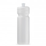 Gourde de sport en plastique sans BPA et 100% anti-fuite 750ml couleur transparent