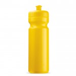 Gourde de sport en plastique sans BPA et 100% anti-fuite 750ml couleur jaune