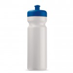 Gourde de sport en plastique sans BPA et 100% anti-fuite 750ml couleur bleu foncé