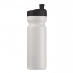 Gourde en plastique sans BPA et 100% anti-fuite 750ml couleur blanc/noir