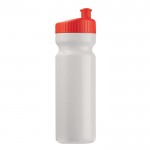 Gourde en plastique sans BPA et 100% anti-fuite 750ml couleur rouge