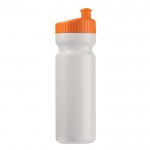 Gourde en plastique sans BPA et 100% anti-fuite 750ml couleur orange