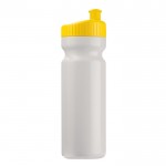 Gourde en plastique sans BPA et 100% anti-fuite 750ml couleur jaune