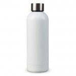 Gourde à double paroi en acier inoxydable avec finition mate 500ml couleur blanc