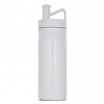 Gourde de sport avec design TopActive et bouchon ergonomique 500ml couleur blanc