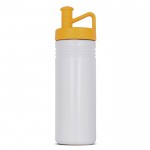 Gourde de sport avec design TopActive et bouchon ergonomique 500ml couleur jaune