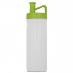 Gourde de sport avec design TopActive et bouchon ergonomique 500ml couleur vert lime transparent