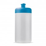 Bidon sportif en bioplastique sans BPA fabriqué en UE 500ml couleur bleu clair transparent