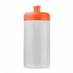 Bidon sportif en bioplastique sans BPA fabriqué en UE 500ml couleur orange transparent