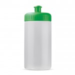 Bidon sportif en bioplastique sans BPA fabriqué en UE 500ml couleur vert transparent