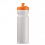 Bidon sportif en plastique organique fabriqué en UE 750ml couleur orange