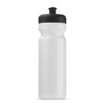 Bidon sportif en plastique organique fabriqué en UE 750ml couleur noir transparent