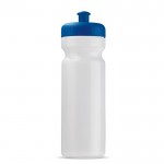 Bidon sportif en plastique organique fabriqué en UE 750ml couleur bleu transparent