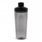 Shaker pour la salle de sport en plastique avec bouchon noir 900ml couleur noir troisième vue