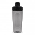 Shaker pour la salle de sport en plastique avec bouchon noir 900ml couleur noir quatrière vue