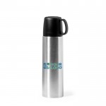 Thermos inox avec couvercle 500ml et fonction gobelet 130 ml vue principale