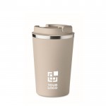 Mug avec isolation chaleur en inox avec zone d'impression