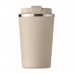 Mug isotherme personnalisé en inox couleur beige première vue