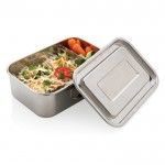 Lunch box publicitaire solide et durable couleur argenté troisième vue