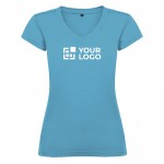 T-shirt 100% coton en tricot pour femme 155 g/m² Roly avec zone d'impression