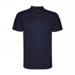 Polo technique en tricot piqué polyester pour homme 150 g/m² Roly couleur bleu marine