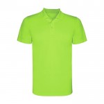 Polo technique en tricot piqué polyester pour homme 150 g/m² Roly couleur vert lime