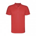 Polo technique en tricot piqué polyester pour homme 150 g/m² Roly couleur rouge