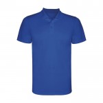 Polo technique en tricot piqué polyester pour homme 150 g/m² Roly couleur bleu roi